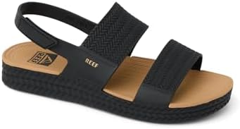 REEF Womens Sandals, Water Vista Black-tan