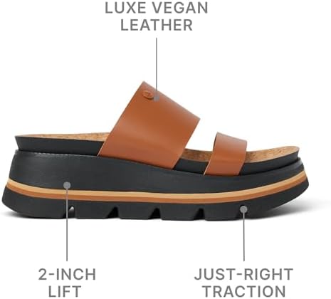 REEF Women's Vista Luxe Siaa Platform Sandals CocoaBlack