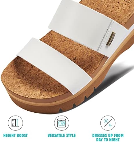 REEF Cushion Vista Higher Women's Platform Fashion Sandal, Arch Support, Ultra Soft Cushion Footbed Cloud