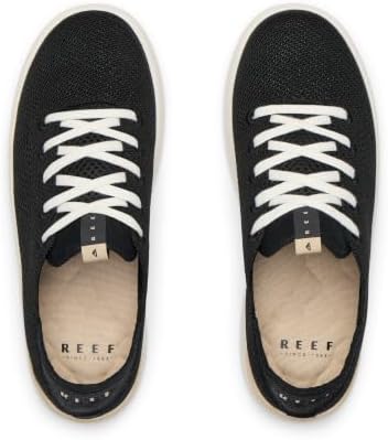 REEF Womens Neptune Shoes Metallic Black