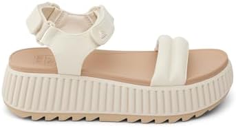 REEF Vista Higher Raya Womens Platform Sandal, Adjustable Straps, Soft Molded Footbed Vintage Sand
