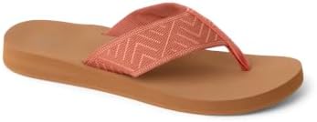 REEF Women's Sandals Spring Woven Flip Flops Burnt Orange