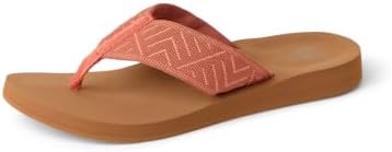 REEF Women's Sandals Spring Woven Flip Flops Burnt Orange