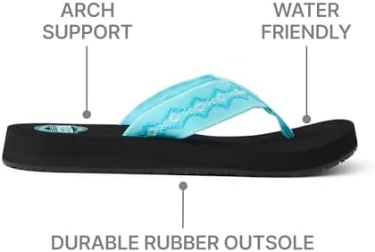 REEF Women’s Sandy Flip Flop BlackBlue