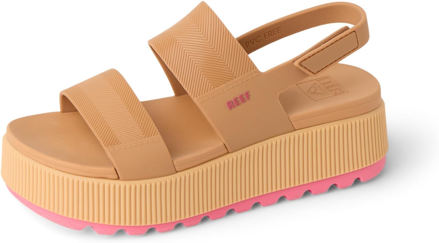 REEF Women's Sandals, Water Vista Higher Natural-hot Pink