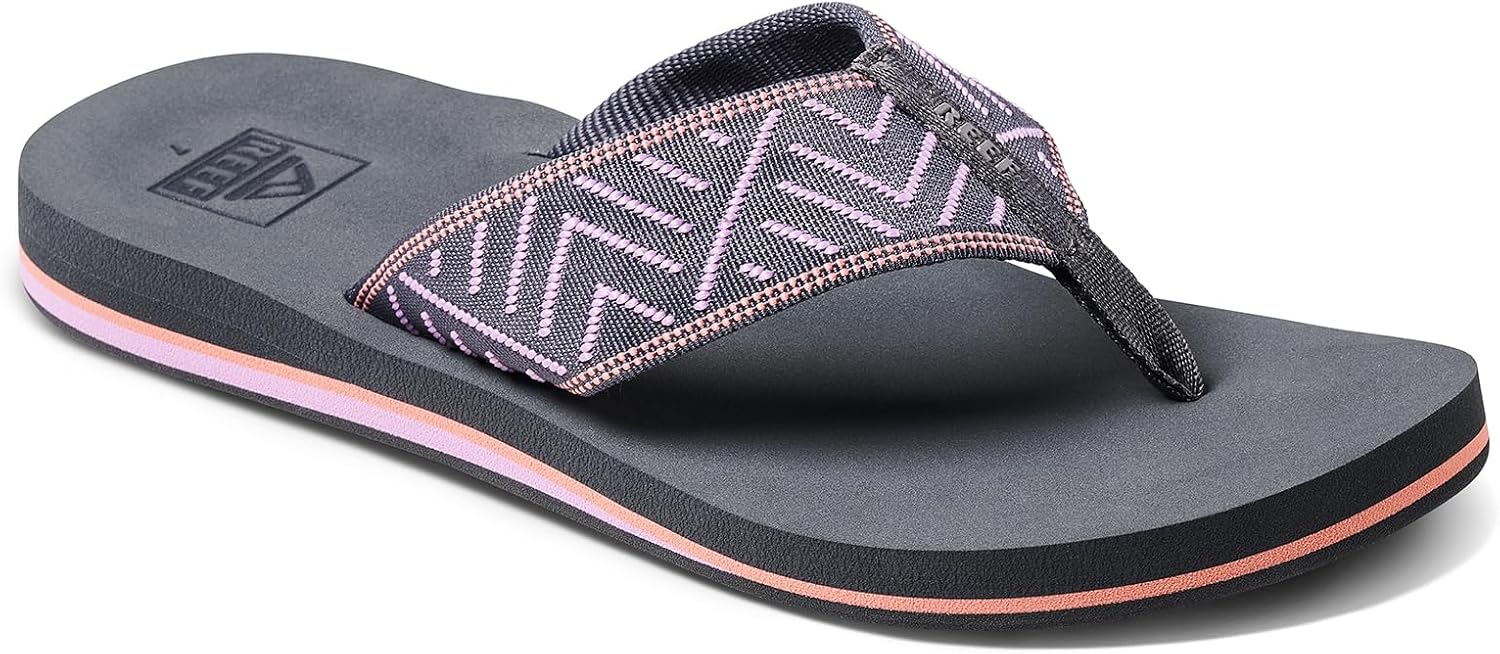 REEF Women's Sandals Spring Woven Flip Flops Shadow