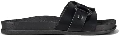 REEF Women's Cushion Soho Cruz Slides Black Night