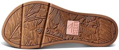 REEF Santa Ana Womens Flip Flop, Arch Support, Water Friendly, Non Marking Outsole Peach Parfait
