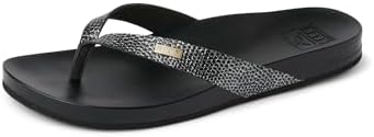 REEF Cushion Court Womens Sandal Black Sassy