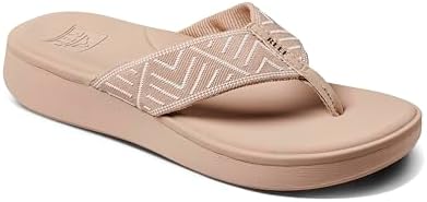 REEF Women's Cloud Tx Arch Support Flip Flop Sandals Oasis Geo
