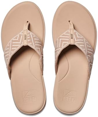 REEF Women's Cloud Tx Arch Support Flip Flop Sandals Oasis Geo