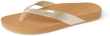 REEF Cushion Court Womens Sandal TanChampagne