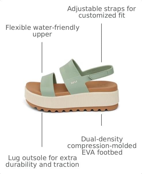 REEF Women's Sandals, Water Vista Higher Frosty