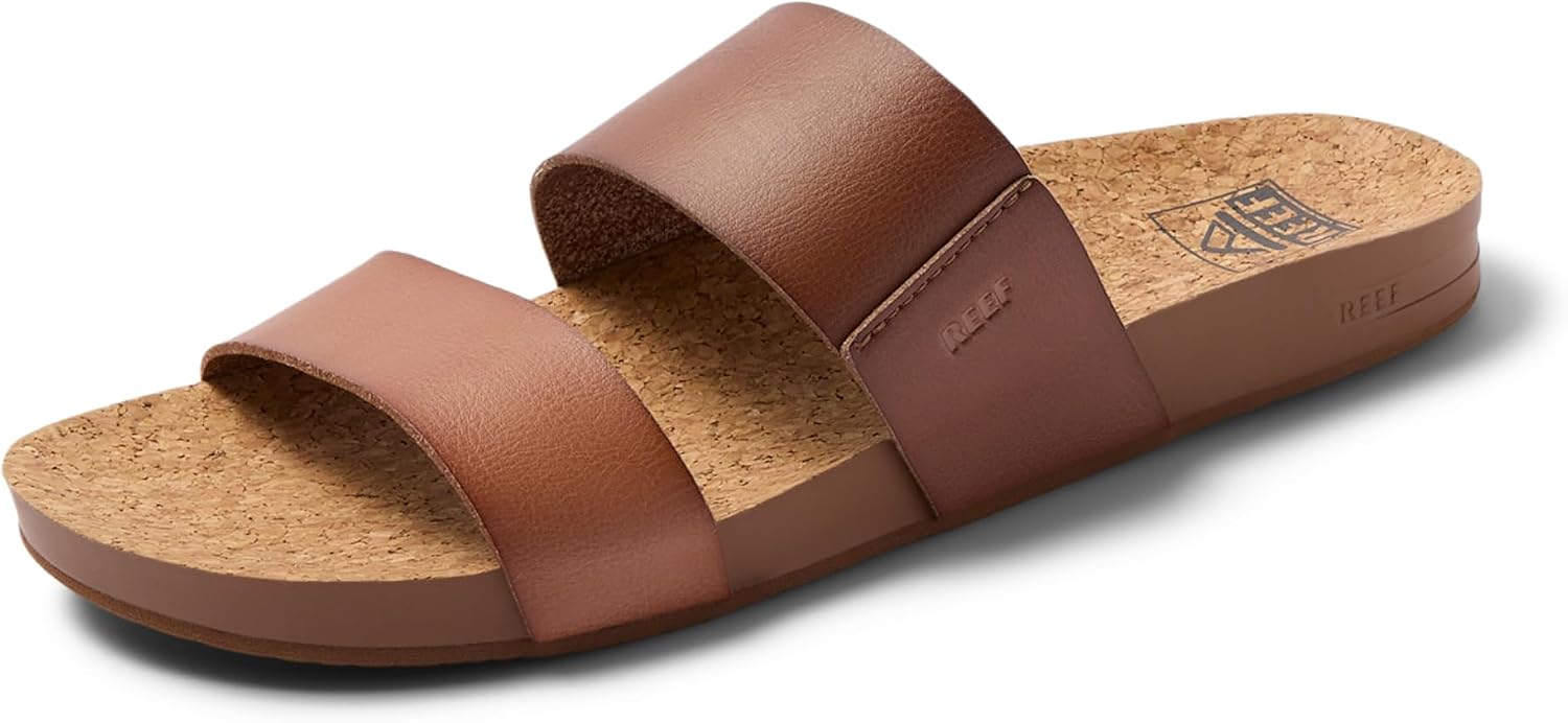 REEF Womens Sandals, Cushion Vista Espresso Duo