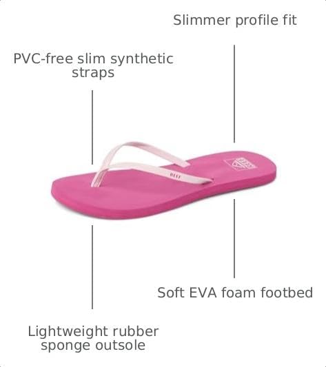 REEF Womens Bliss Nights Flip Flop Fuchsia