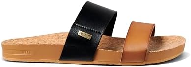 REEF Womens Sandals, Cushion Vista Black Duo