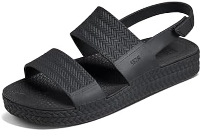 REEF Womens Sandals, Water Vista Black