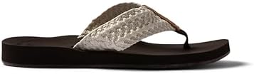 REEF Women's Cushion Threads TX Flip Flops Vintage White