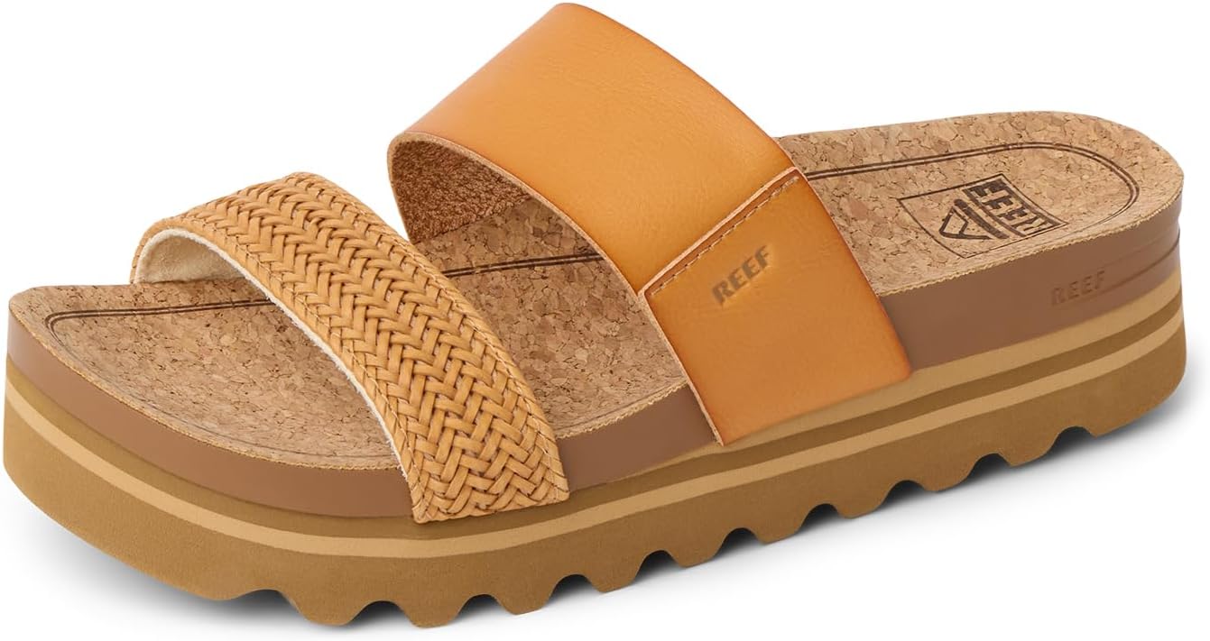 REEF Women's Sandals, Cushion Vista Hi Natural Braid