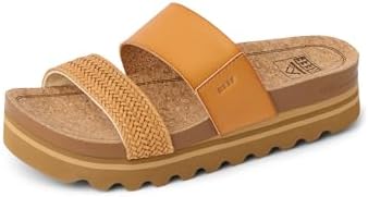 REEF Women's Sandals, Cushion Vista Hi Natural Braid