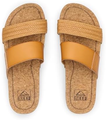 REEF Women's Sandals, Cushion Vista Hi Natural Braid
