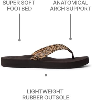 REEF Womens Sandals, Reef Cushion Breeze Leopard