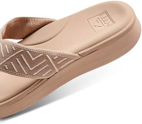 REEF Women's Cloud Tx Arch Support Flip Flop Sandals Oasis Geo