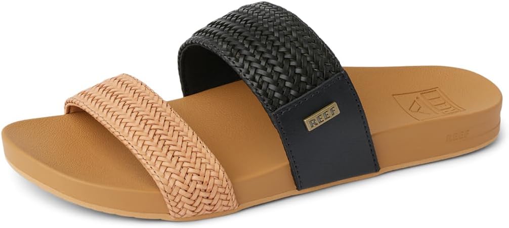 REEF Women's Sandals, Vista Braid II Black-tan Braid