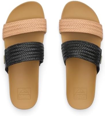REEF Women's Sandals, Vista Braid II Black-tan Braid