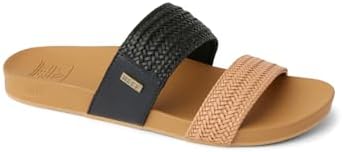 REEF Women's Sandals, Vista Braid II Black-tan Braid