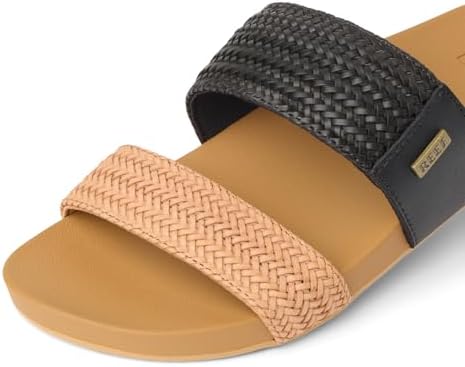 REEF Women's Sandals, Vista Braid II Black-tan Braid