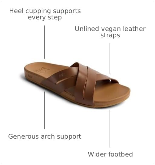 REEF Womens Sandals, Cushion Spring Bloom Chocolate