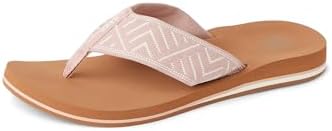 REEF Women's Sandals Spring Woven Flip Flops Cameo Rose
