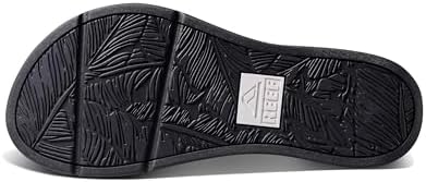 REEF Santa Ana Womens Flip Flop, Arch Support, Water Friendly, Non Marking Outsole BlackWhite