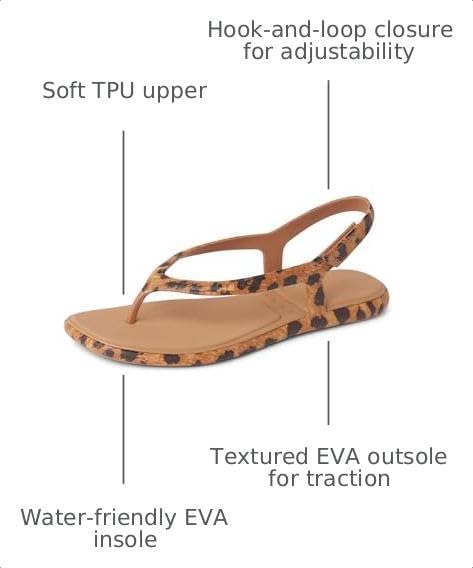 REEF Womens Sandals, Water Willow Maya Leopard