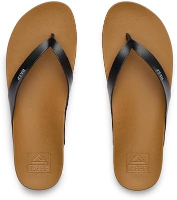 REEF Cushion Court Womens Sandal BlackNatural