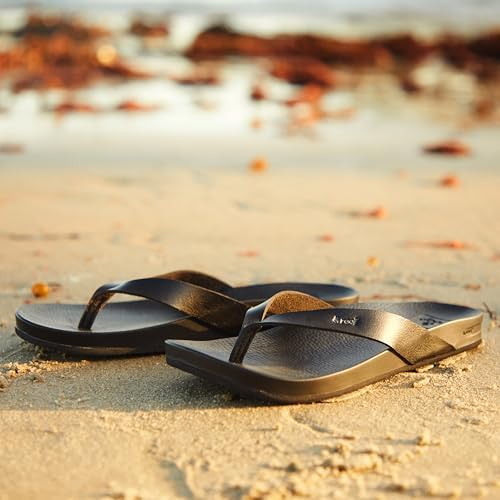 REEF Cushion Court Womens Sandal BlackNatural