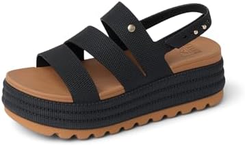 REEF Womens Sandals, Water Vista Higher 2 BlackNatural