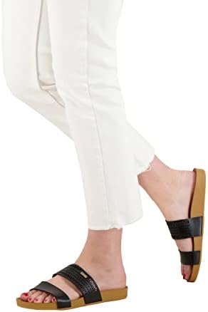 REEF Cushion Vista Perf Womens Sandal Black-tan