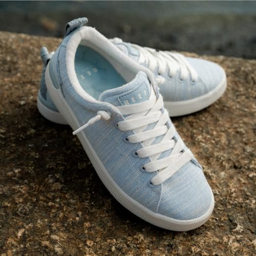 REEF Women's Shoes, Neptune Alana Blue Textile