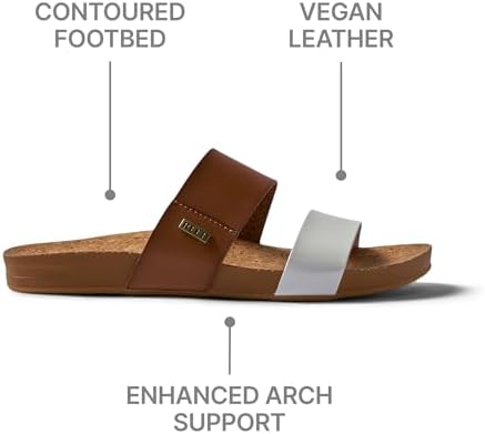 REEF Womens Sandals, Cushion Vista White Duo