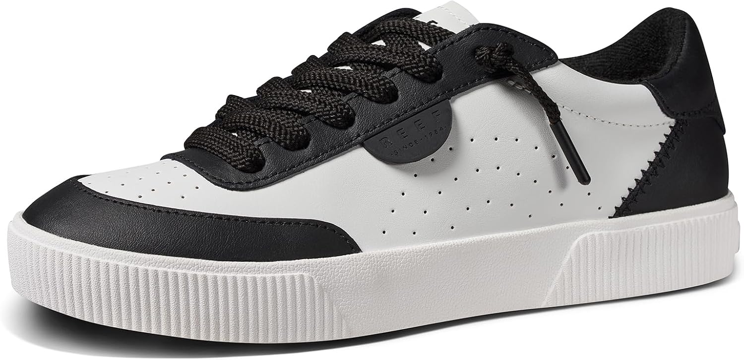 REEF Women's Lay Day Seas Shoes BlackWhite