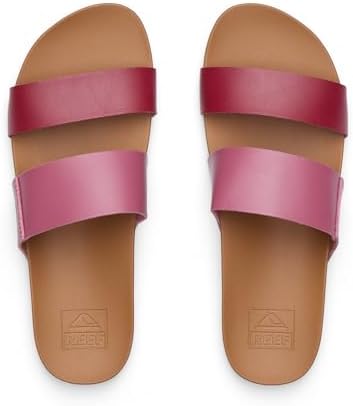 REEF Womens Sandals, Cushion Vista Burgundy Duo