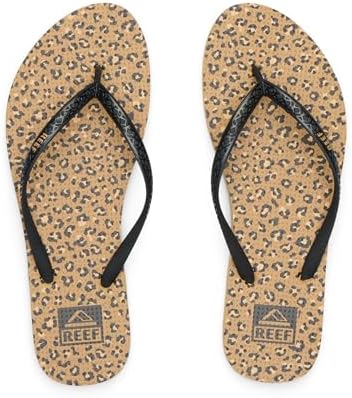 REEF Seaside Prints LeopardBlack