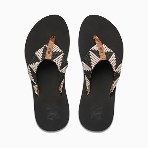 REEF Women's Sandals Spring Woven Flip Flops Pebble