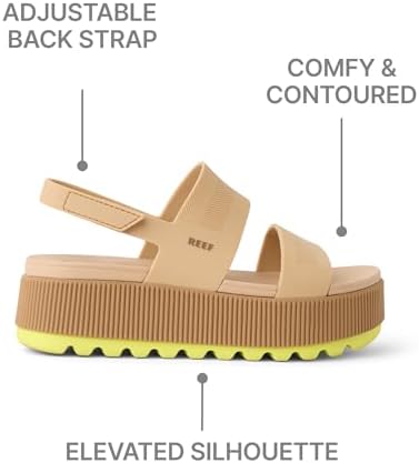 REEF Women's Sandals, Water Vista Higher Sand Lime