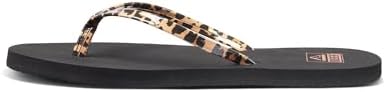 REEF Womens Bliss Nights Flip Flop Classic Leopard
