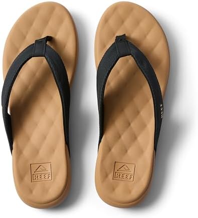 REEF Womens Sandals, Cushion Melody BlackTan