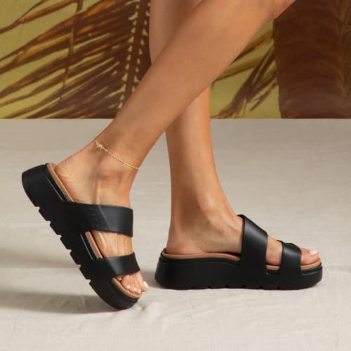 REEF Women's Sandals, Cali Solana BlackTanzine