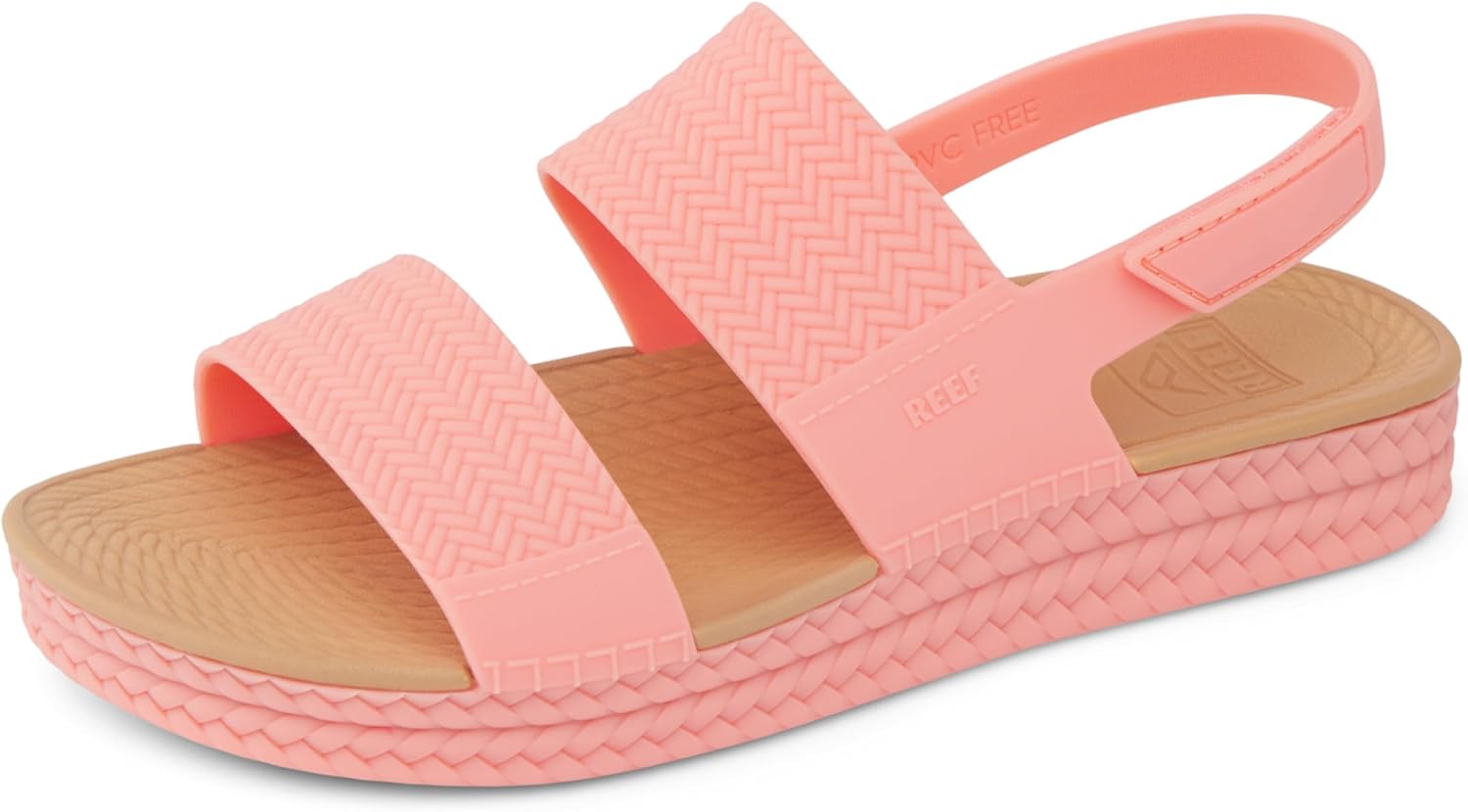 REEF Womens Sandals, Water Vista Burnt Coral